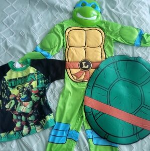 Nickelodeon Teenage Mutant Ninja Turtles Costume Set - Green and Blue